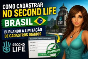 Como cadastrar no Second Life Brasil quando o limite diário trava o registro