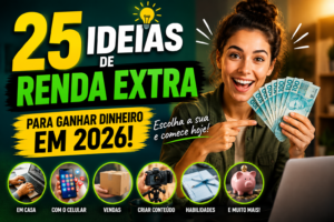 25 Ideias de Renda Extra: Como Ganhar Dinheiro na Internet de Forma Prática
